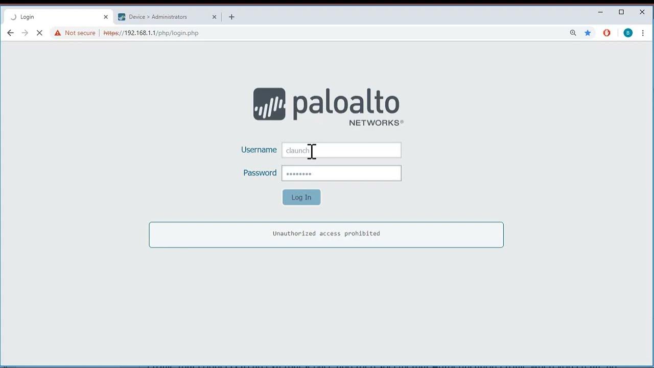 Palo Alto Initial Configuration, Creating Admin Roles {Palo Alto