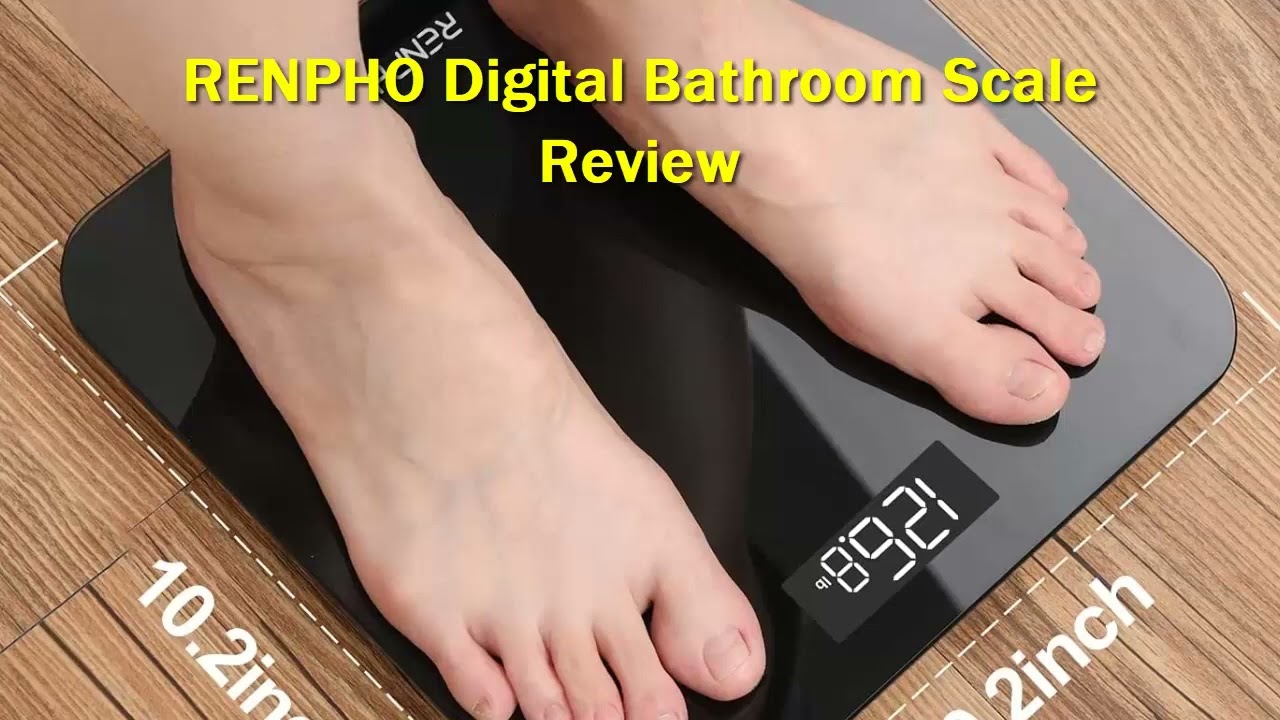 RENPHO Digital Bathroom Scale Review YouTube