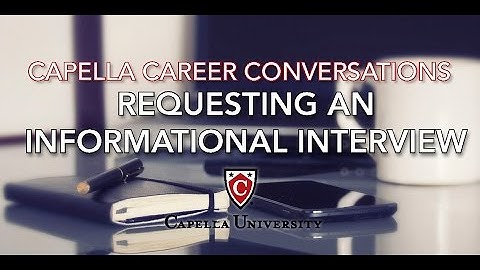 Job Search- Requesting an Informational Interview
