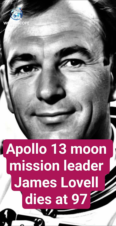 Apollo 13 moon mission leader James Lovell dies at 97 #shortvideo #apollo #james #nasa