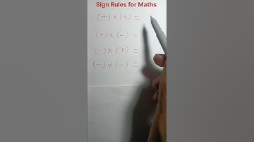 Sign Rules for Maths #shorts #shortsfeed #shortvideo #viral #viralvideo #trending #trendingshorts