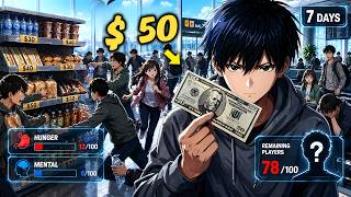 I Joined The Broke Game With 50 Yuan To Survive 7 Days For 100M Prize screenshot 3