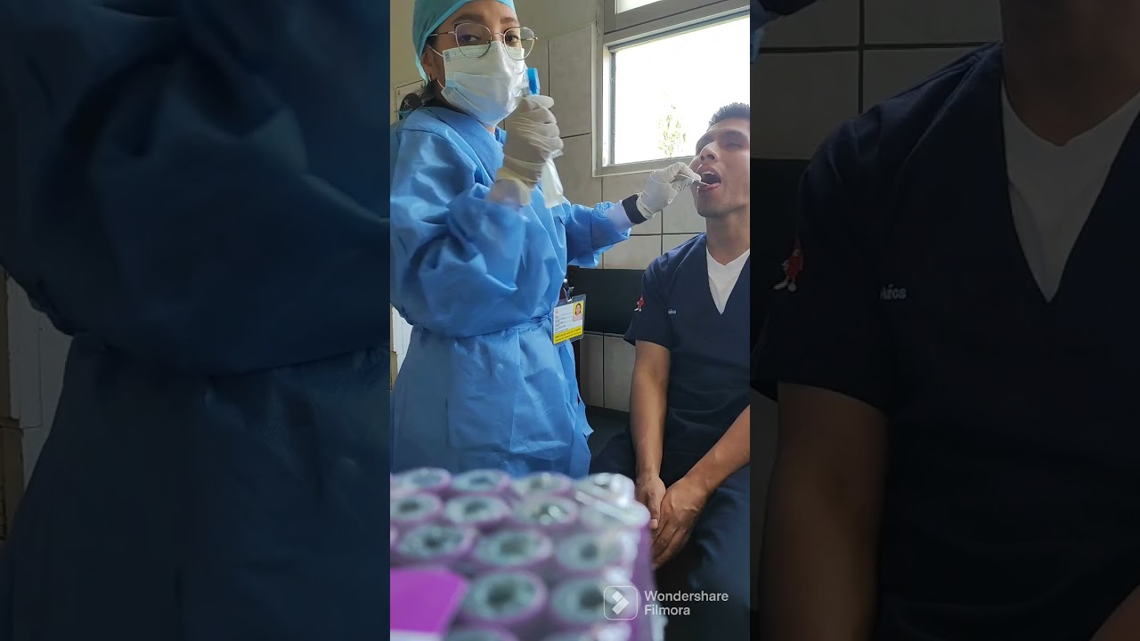 Obtención de cultivo de secreción faringea