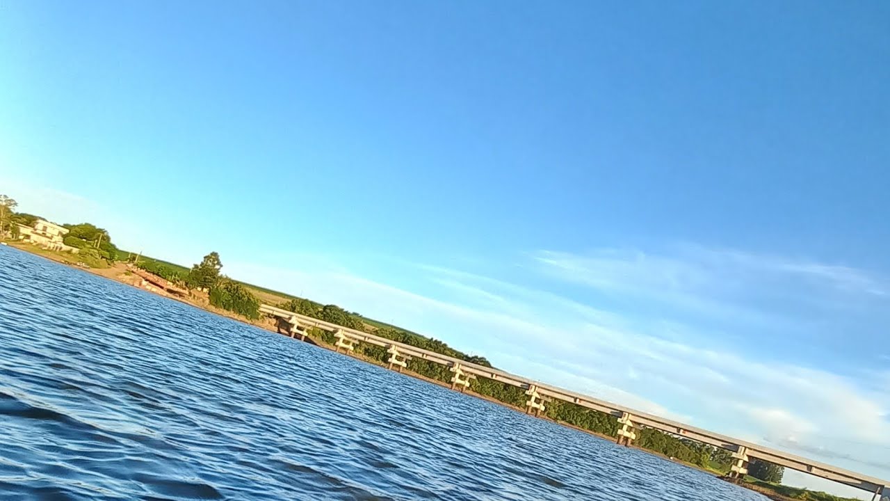 Limpando lambari e fritando na beira da barragem 🚣‍♂️🎣🏕