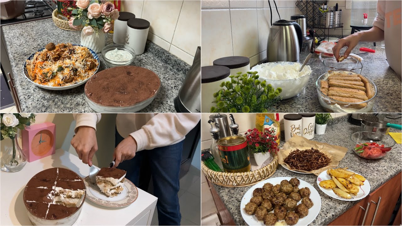Din Bohot kareeb Arahe hein🥺 | Aj toh Dinner mein khaas ehtimam kia | Kofta Biryani ,Creamy Tiramisu