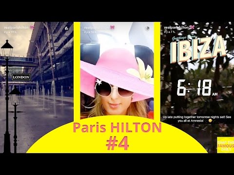 Paris Hilton in London and Ibiza - snapchat - july 1st 2016