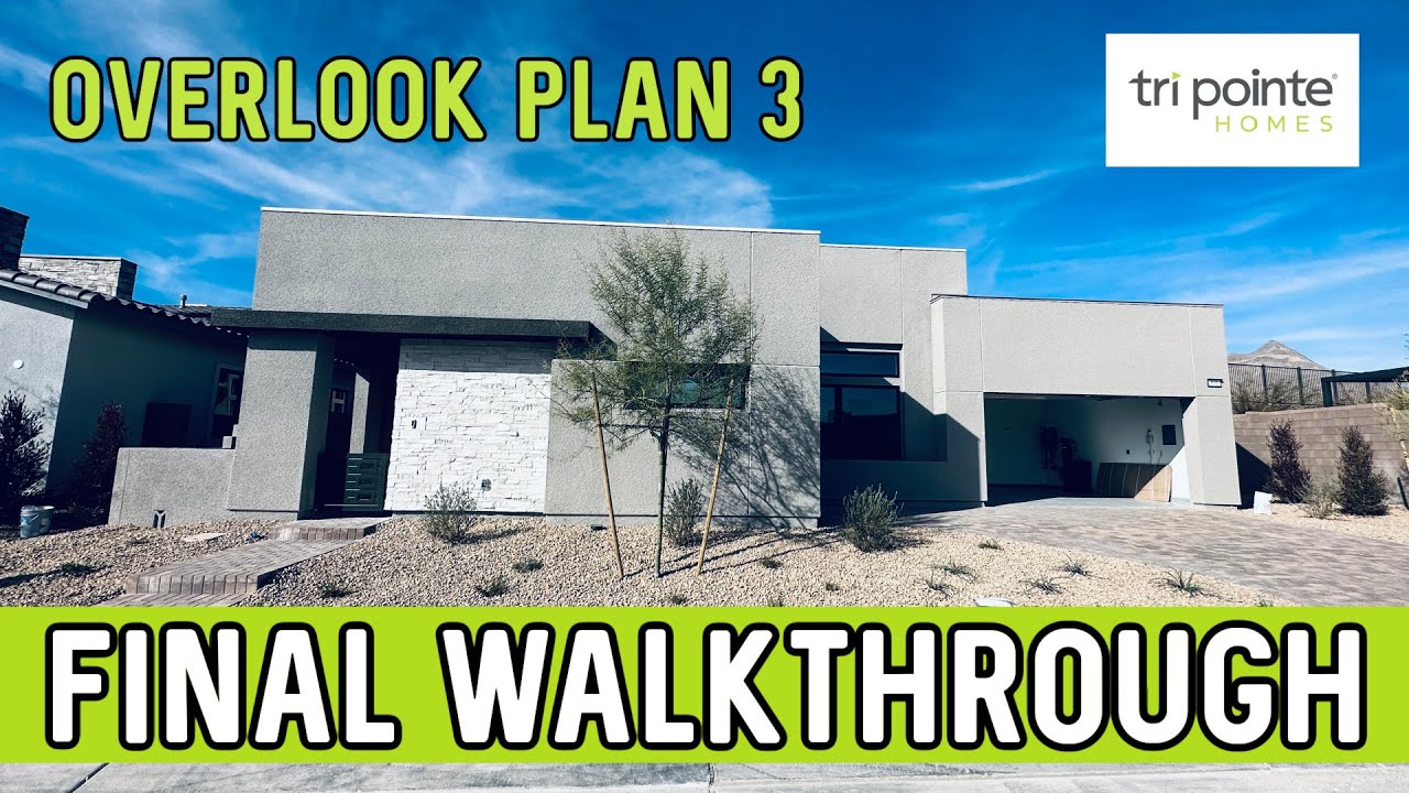 Overlook Tri Pointe Homes Plan 3 Final Walkthrough | $1.175+ mil, 4 bds ...