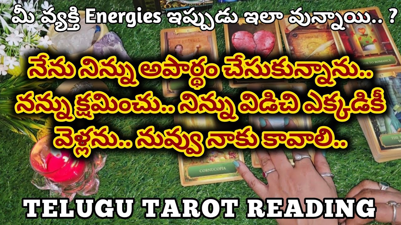 మీ వ్యక్తి Energies.. | నేను నిన్ను అపార్థం చేసుకున్నాను... నన్ను క్షమించు.. @sreedeviigiridhar 