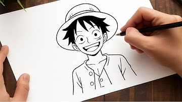 How to Draw Luffy Step by Step | Easy One Piece Drawing Tutorial for Beginners