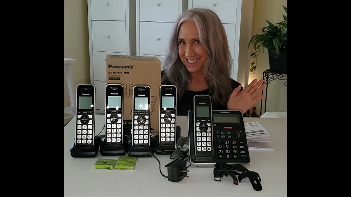 Panasonic Five Phone Set | Advanced Call Block | Bluetooth | KimTownselYouTube