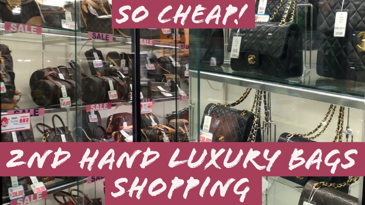 Luxury bag shopping at 2nd hand shops - YouTube