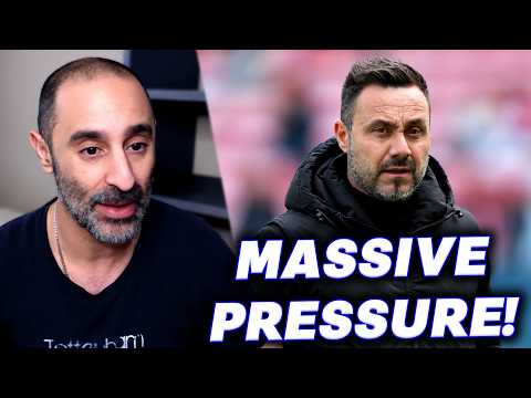“MASSIVE, MASSIVE PRESSURE!” 😳 DE ZERBI HAS BROUGHT IT ON HIMSELF
