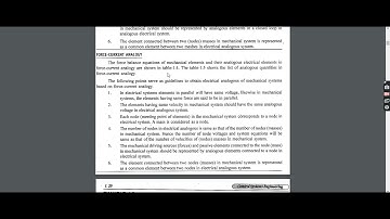 Electrical Analogies of Mechanical Translation Systems