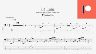 L'Impératrice - La Lune (bass tab)