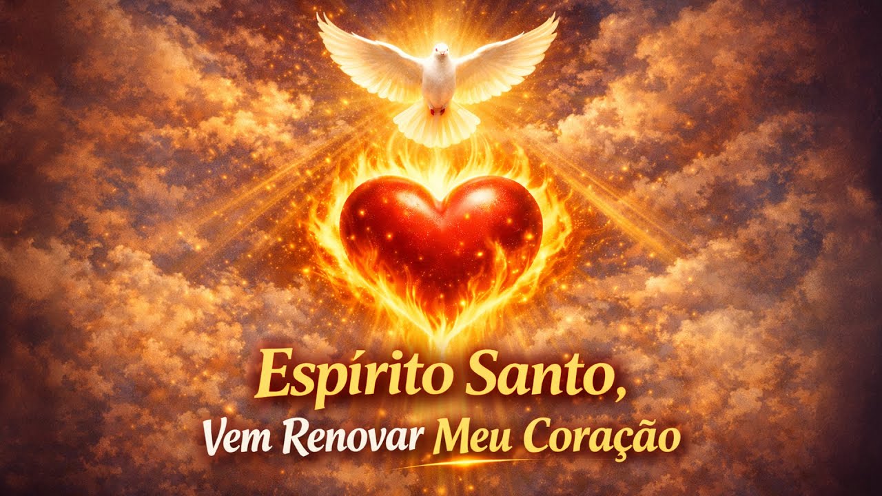 Playlist de Músicas Católicas 🙏 Espírito Santo, Vem Renovar Meu Coração 🔥 Canção de Clamor e Fé