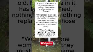 The Ancient Castle Landlord #TravelHumor #HistoricJokes #TouristProblems #LandlordStruggles #Unexpec
