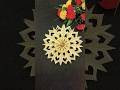Easy 3D Paper Crafts for Room Decoration #papercraft #shorts #snowflakes #diy
