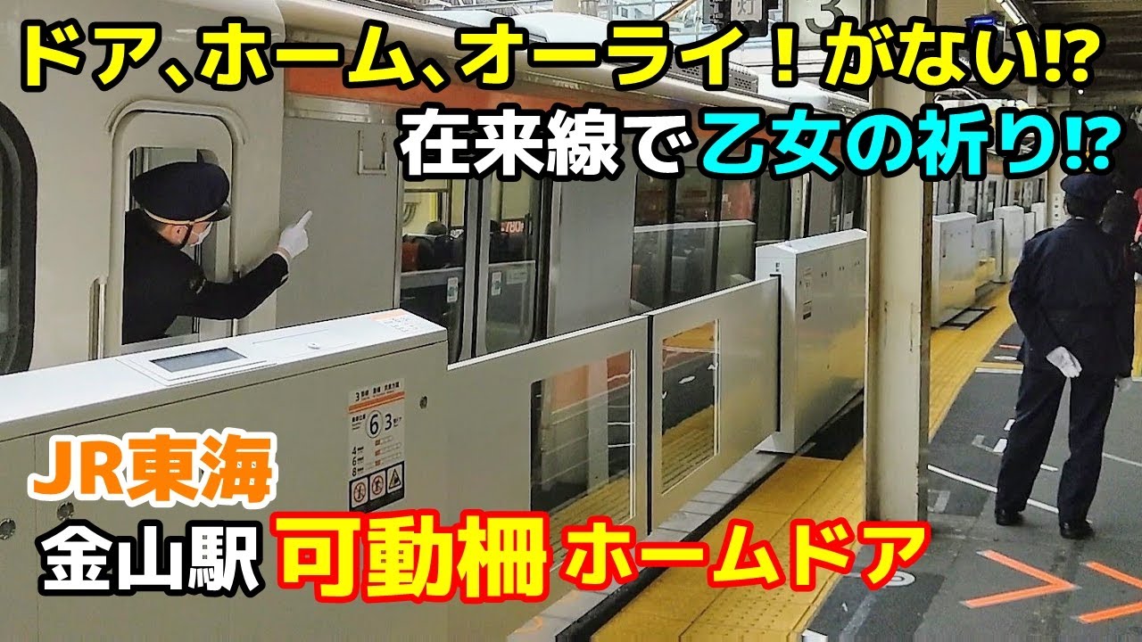 【ネタ要素満載】JR東海金山駅 可動柵（ホームドア）使用開始