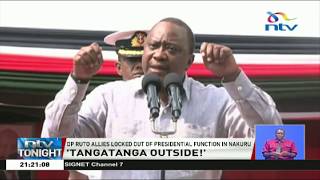 DP Ruto allies locked out of presidential function in Nakuru