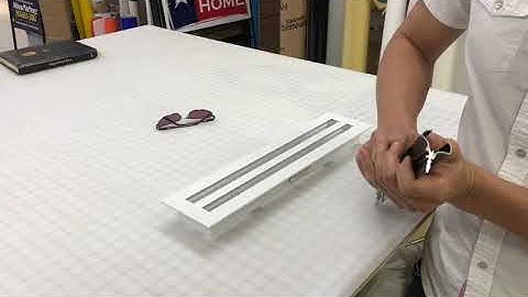 How to Attach, Reattach or Replace your Diffuser Blades - Texas Buildmart - Linear Slot Diffusers
