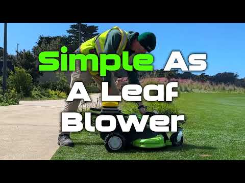 The Worlds Only Drop And Go Autonomous Lawnmower