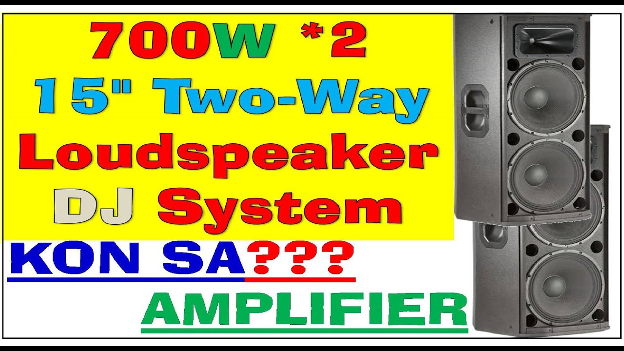 Amplifier for 700watt Top speakers Calculation YouTube