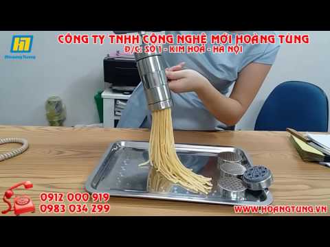 Video Máy làm mì mini cho gia đình - youtube
