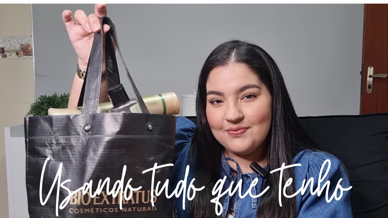 UM ANO SEM COMPRAR COSMÉTICOS - TUDO QUE USEI ATÉ O FINAL