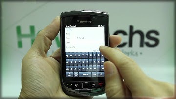 How to Add a Contact on BlackBerry Torch 9800
