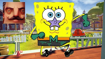 Hello Neighbor - My New Neighbor SpongeBob Mermaid Man Act 1 Gameplay Walkthrough
