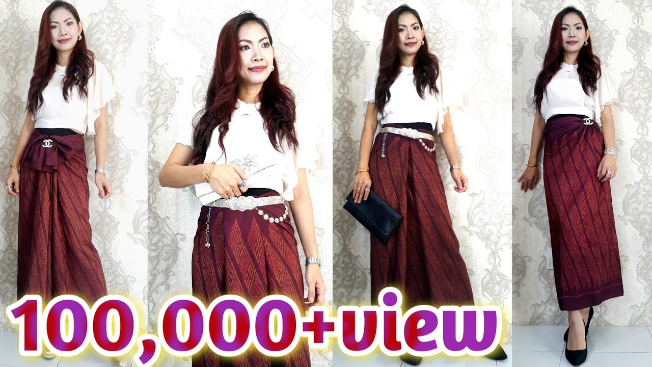 Как носить тайский саронг 4 дизайн / поделки от mo