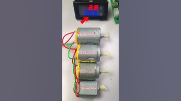 High RPM Speed Test: Comparing 4 Types of DC Motors #shorts #diy #motor #dcmotor