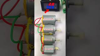 High RPM Speed Test: Comparing 4 Types of DC Motors #shorts #diy #motor #dcmotor