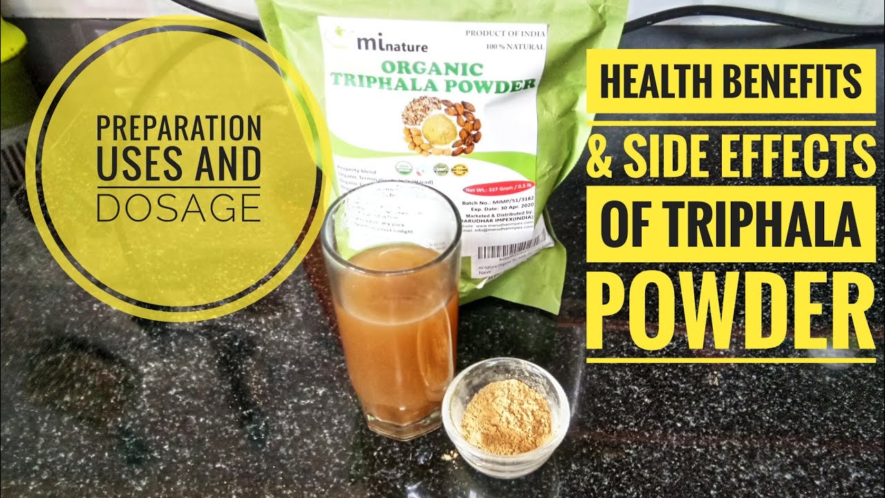 Triphala Health Benefits and Side effects in hindi YouTube