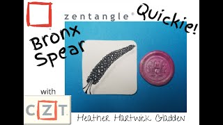 Bronx Spear | Zentangle® Quickie