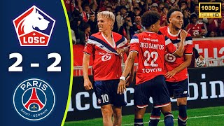 Lille vs PSG 2-2 Resumé | But de Marquinhos | Ligue 1 Highlights | Vitinha Goal | Haraldsson | Bakwa