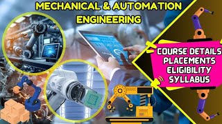 B.e Mechanical And Automation Engineering Course Details Engineering Course Details Tamil