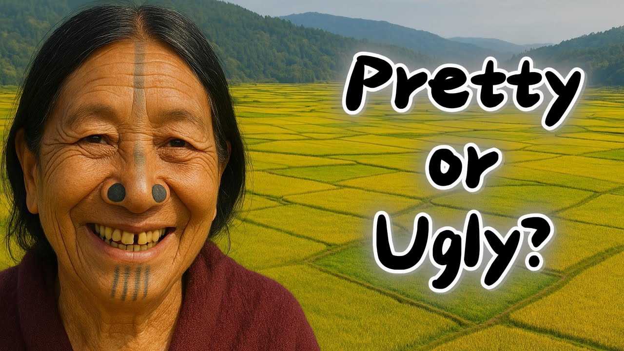 PRETTY or UGLY? Apatani Tribe, Ziro, Arunachal Pradesh, India.