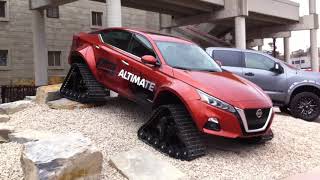 2019 Nissan Altima-te AWD with Snow Tracks at Stampede Park, Calgary