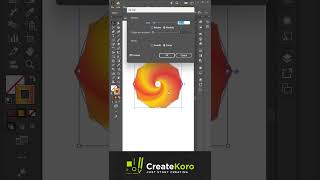 Transform &amp; Zig Zag Tool Magic in Illustrator 🔥 | Spiral Design Tutorial | CreateKoro