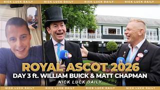 ROYAL ASCOT LIVE! Day 3 Gallops ft. William Buick & Matt Chapman