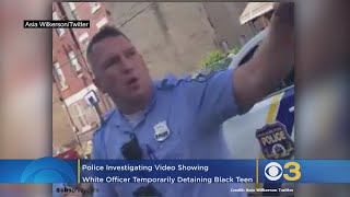 Police Investigating Video Allegedly Showing White Officer Temporarily Detaining Black Teen