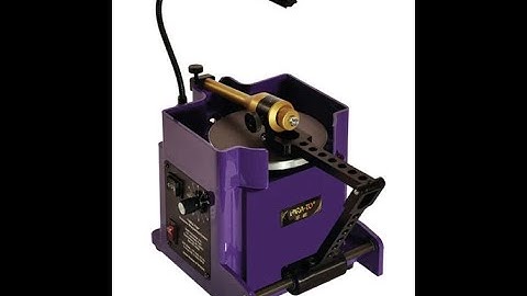 Freehand Curved Shear Sharpening on the Hira-To® Flat Hone Scissors Sharpener from Wolff Industries