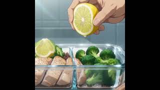 🍗 The Perfect Protein Bowl ✨ | AI Anime Short
