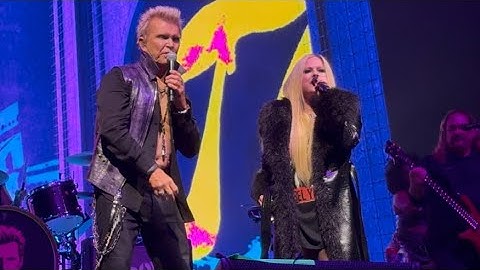 BILLY IDOL/AVRIL LAVIGNE “77” LIVE Kia Forum Los Angeles Inglewood, California September 25, 2025