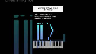 OK Wang - Before Spring Ends Piano how to play