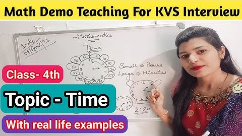 #kvs demo teaching of Math