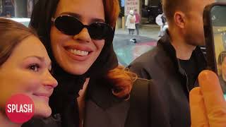 Billie Piper Poses With Fans Outside CBS Studios In New York City - 02 Apr 2024