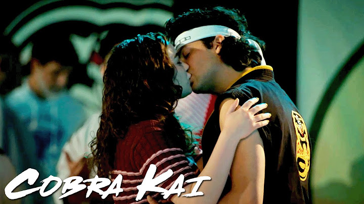 Cobra Kai | Miguel and Sam Kiss Before The Final Match