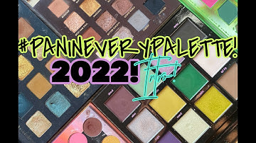 PAN IN EVERY PALETTE INTRO 2022 🌴 PAN THOSE EYESHADOWS FINALE